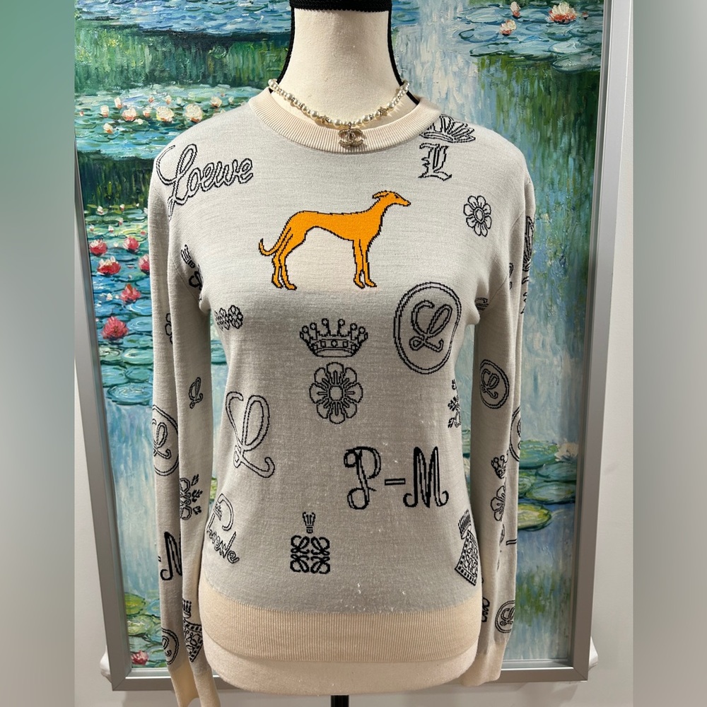 Loewe XS wool blend sweater top